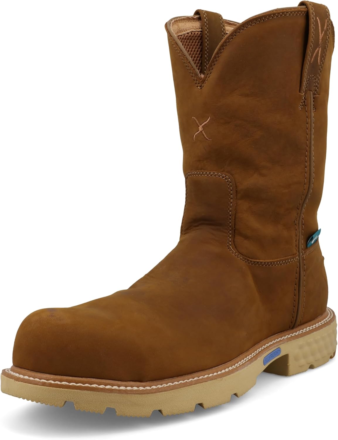Вестернские сапоги Twisted X для мужчин, Waterproof Distressed Saddle