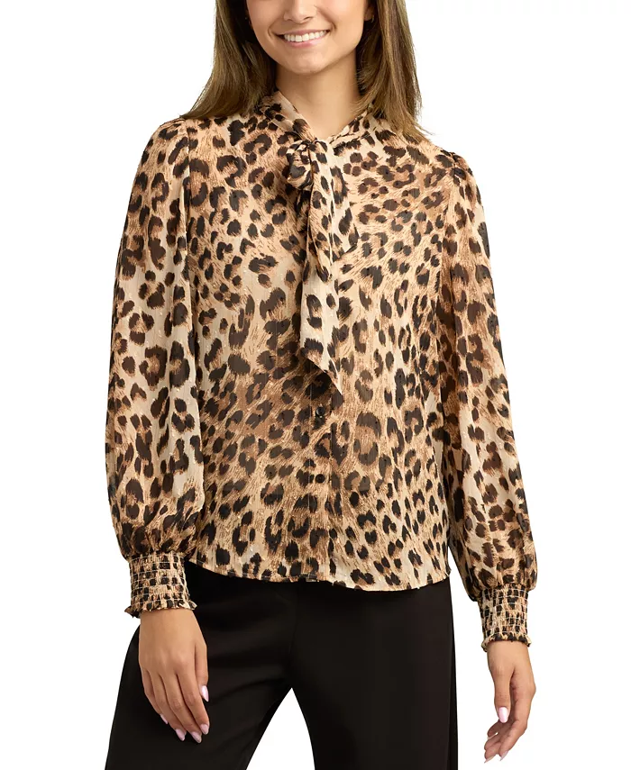 

Блузка с длинными рукавами и завязкой на шее для юниоров BCX