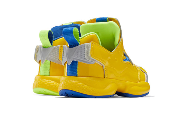 Беговые кроссовки Reebok Illumination's Minions x Versa Pump Fury Toddler 'Minions', желтый — фото 4