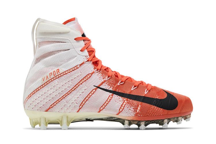 Бутсы Nike Vapor Untouchable 3 Elite Flyknit 'White Crimson', оранжевый — фото 2