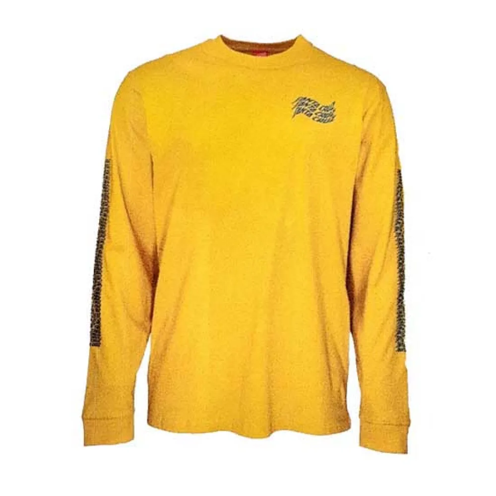 

Футболка с длинным рукавом Santa Cruz Vortex hand mustard, желтый