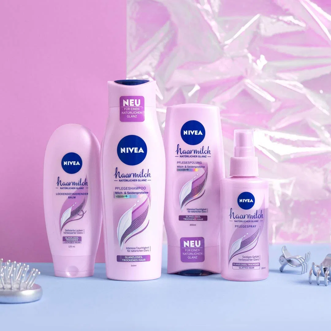 Шампунь Nivea Natural Shine Care Hair Milk 6 x 250 мл Nivea — фото 4