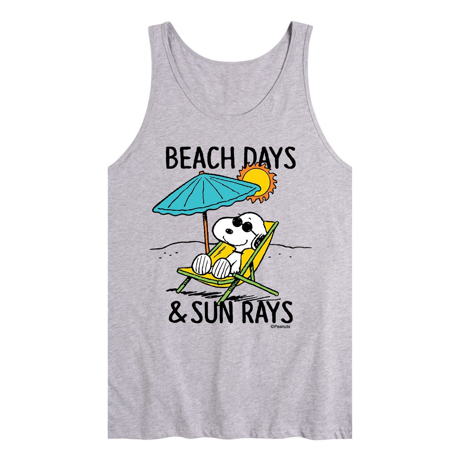 

Мужская майка Peanuts Beach Sun Rays Licensed Character