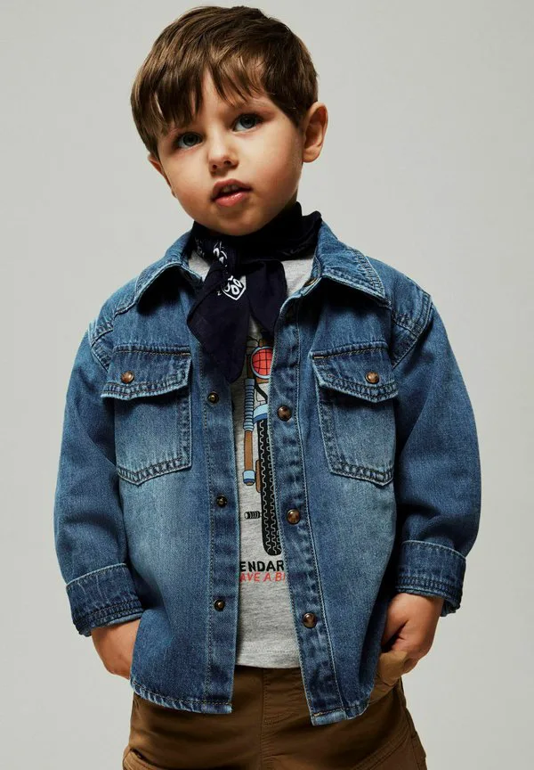 Джинсовая куртка Name It, Medium Blue Denim — фото 2