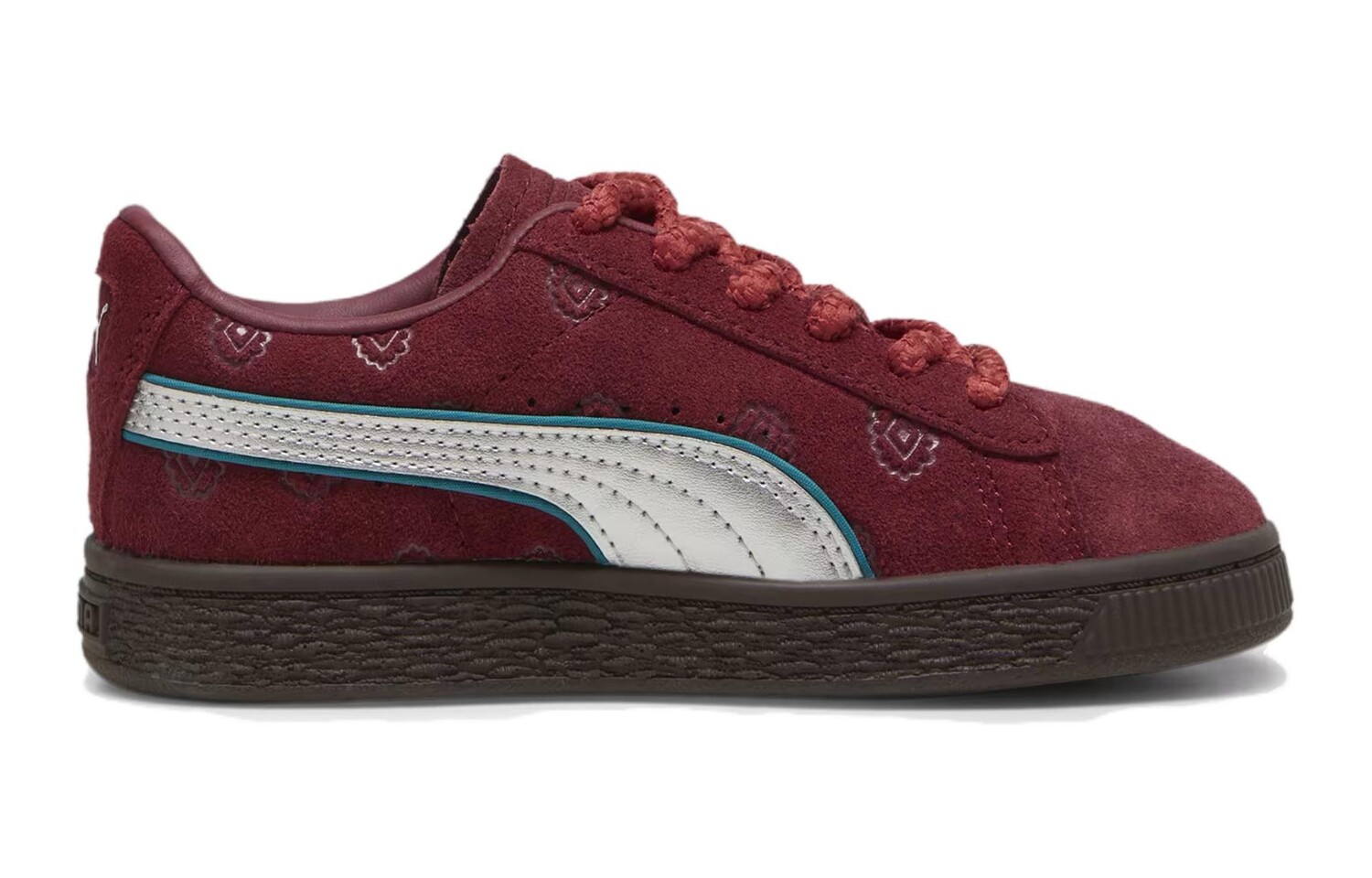 One Piece X Suede Little Kid «Пираты рыжих волос» Puma, красный — фото 2