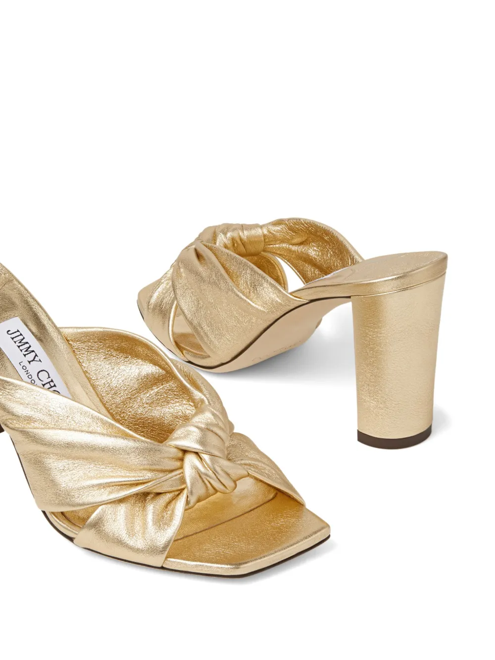 Мюли Avenue с эффектом металлик JIMMY CHOO, золотой — фото 2