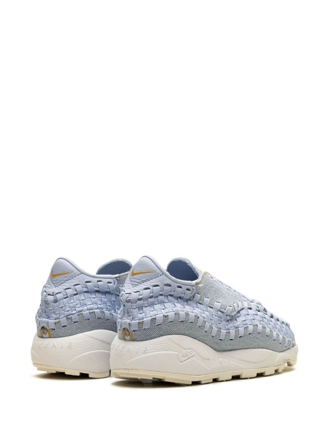 Кроссовки Air Footscape Woven Washed Denim Nike, синий — фото 3