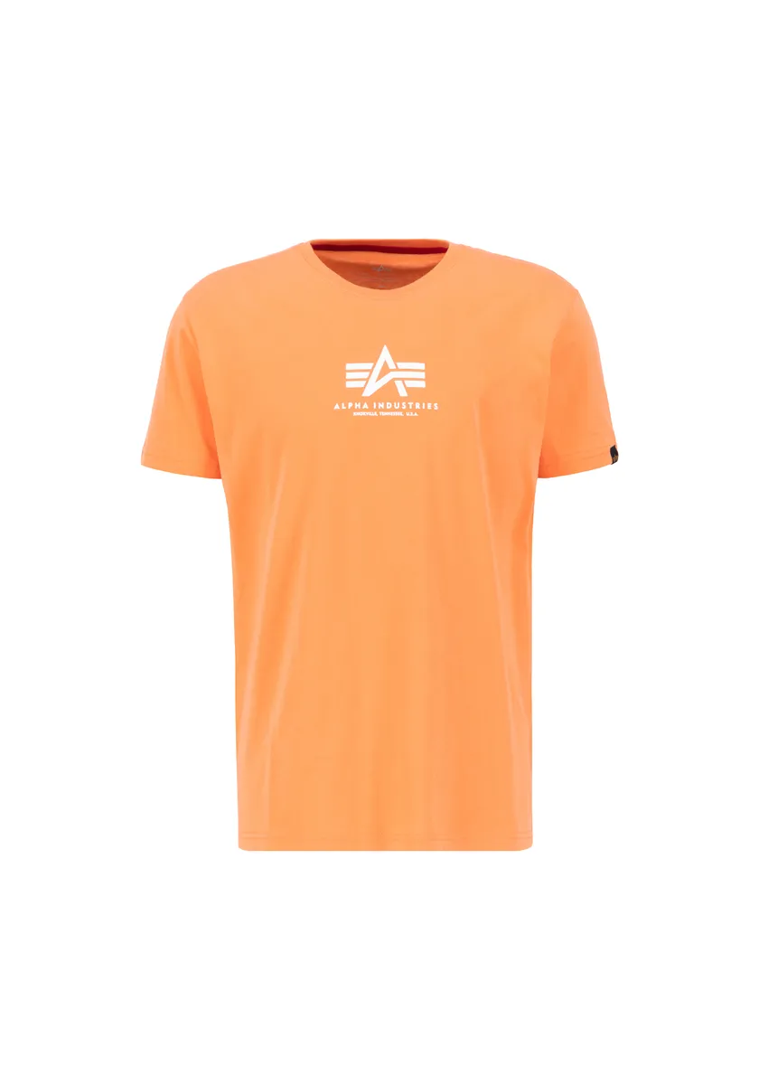 

Футболка Alpha Industries " Alpha Industries Мужская - Футболки Basic T ML", цвет Tangerine