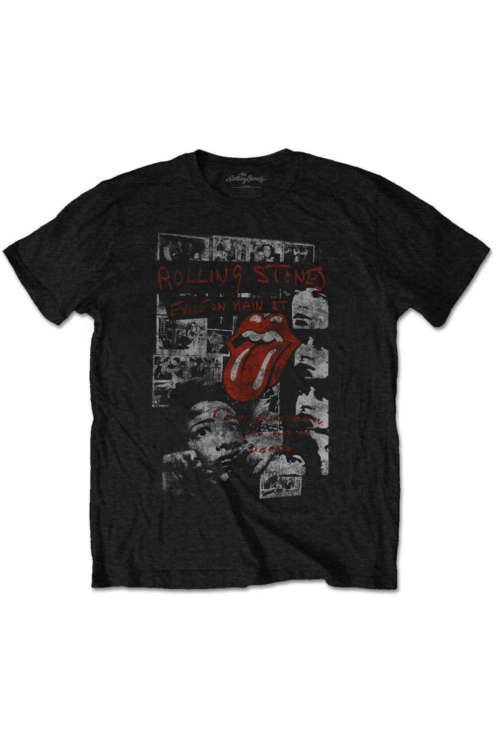 

Футболка Elite из выцветшего хлопка The Rolling Stones, черный