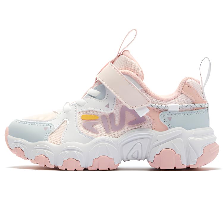 

FILA KIDS Детские кроссовки с противоскользящей амортизацией, низкие, синие, розовые, для детей от 3 до 7 лет