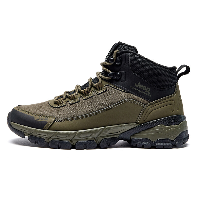 

Кроссовки Jeep Lifestyle Shoes Men High-top Black, темно-зеленый