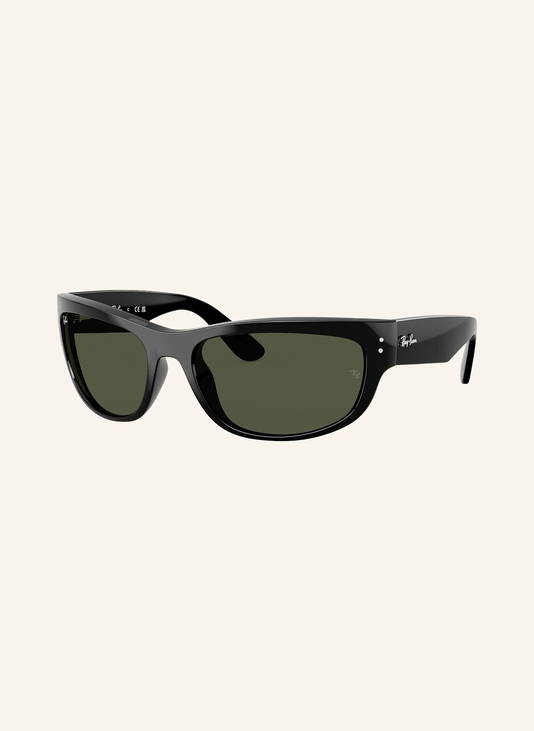 

Солнцезащитные очки rb2289 mega balorama Ray-Ban, черный/зеленый