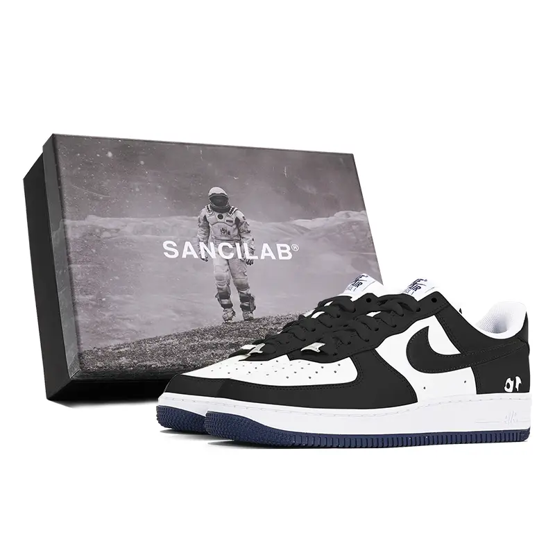 

Кроссовки Nike Air Force 1 Skateboard Shoes Men Low-Top Black, Черный, Кроссовки Nike Air Force 1 Skateboard Shoes Men Low-Top Black