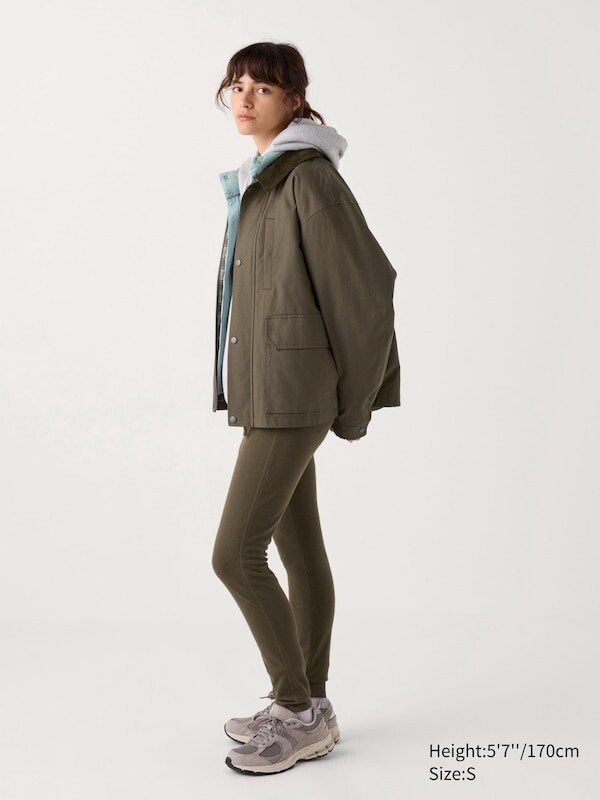 

Леггинсы heattech ultra stretch Uniqlo, зеленый