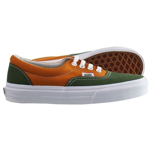 Разноцветные мужские плимсоллы Era Vans, зеленый — фото 4