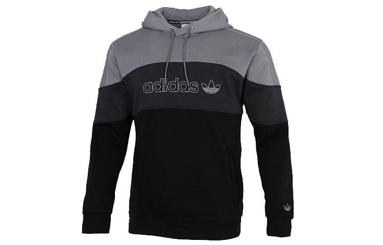 Свитер мужской серо-черный Adidas Originals — фото 2