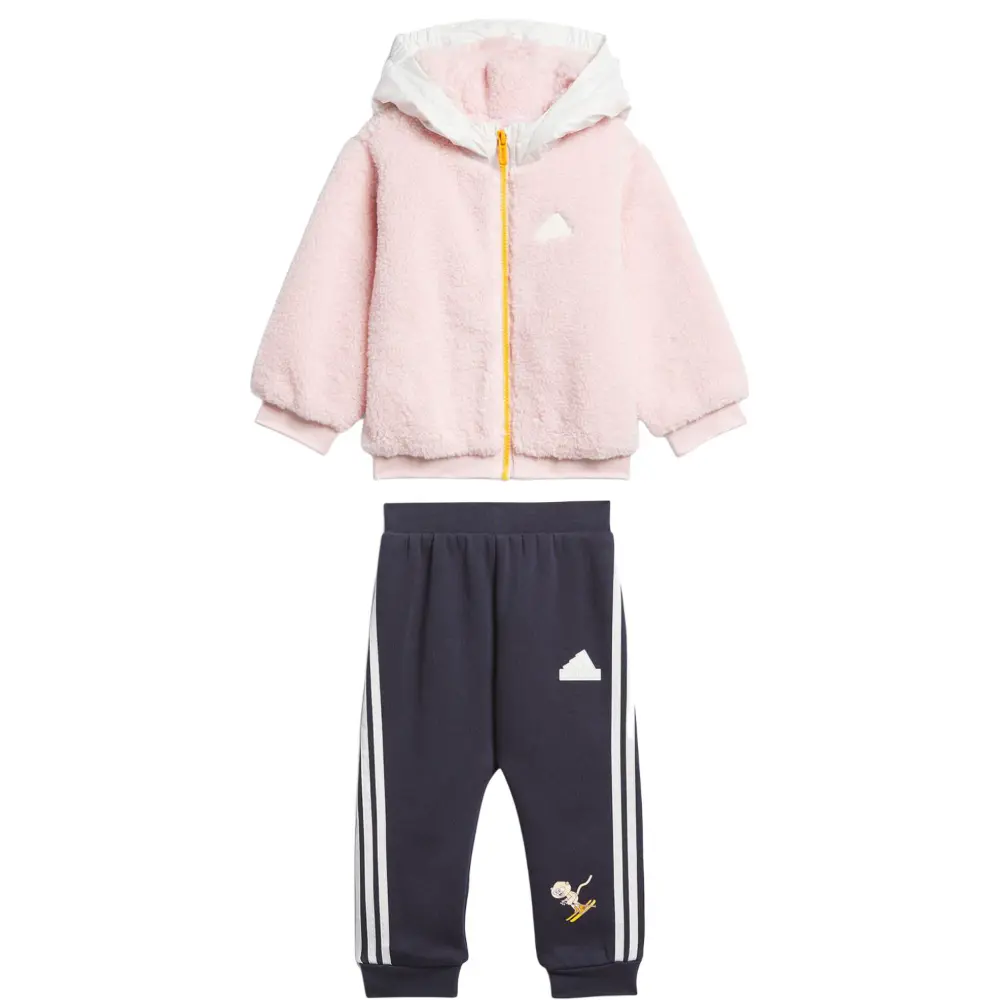 

Детская повседневная спортивная одежда Adidas, розовый и темно-синий