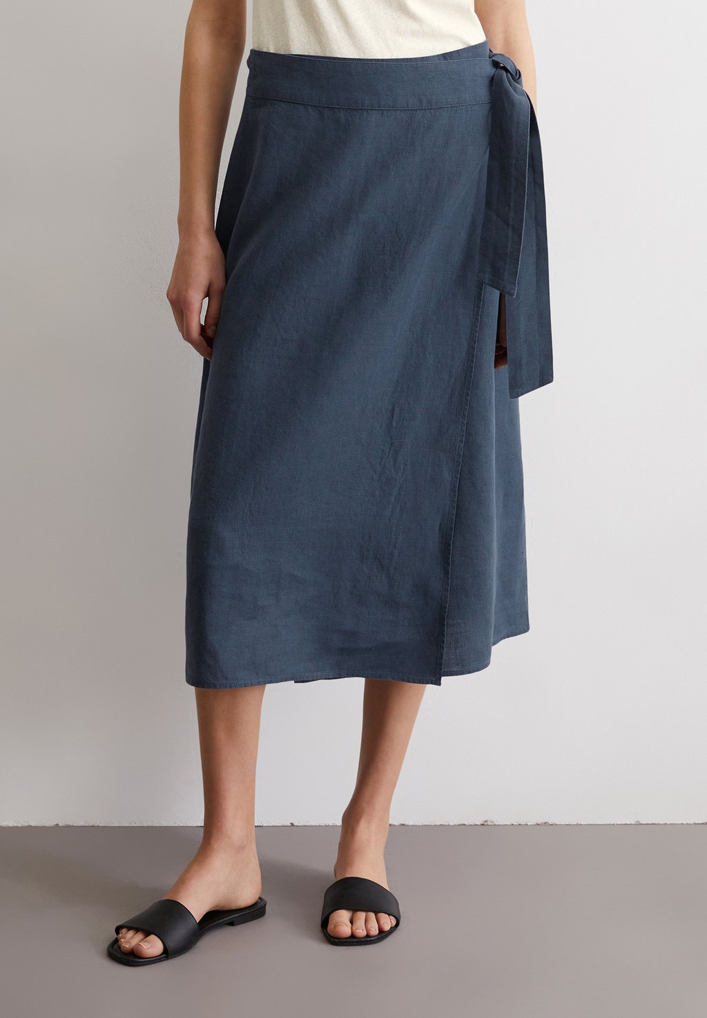 

Юбка с запахом WRAP STYLE MIDI LENGTH Marc O'Polo, темно-синий