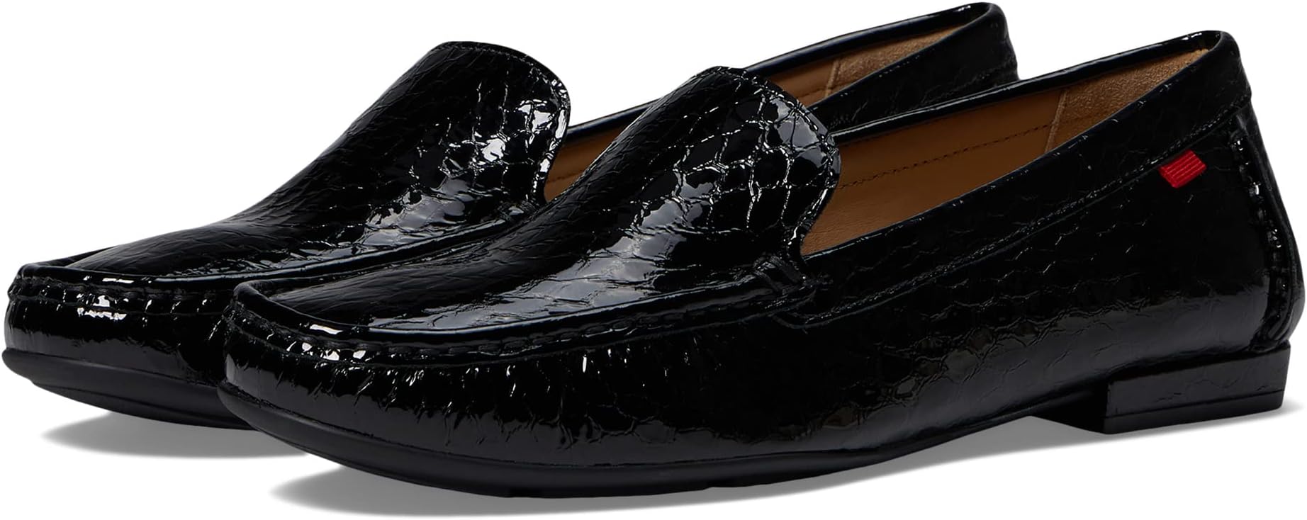 

Лоферы Amsterdam Marc Joseph New York, цвет Black Croco Patent