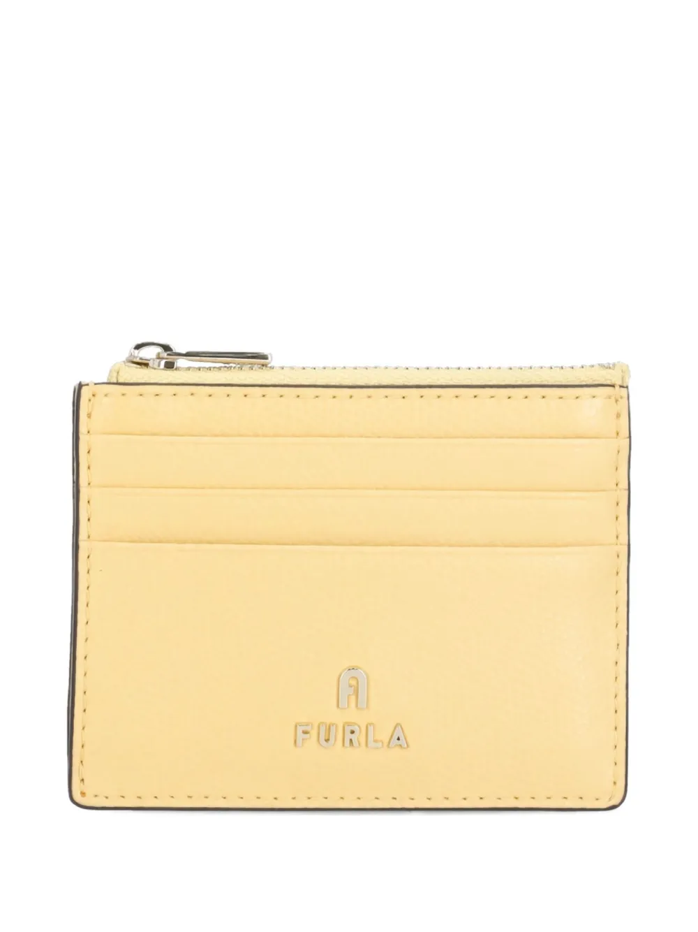 

Кардхолдер на молнии Furla, желтый