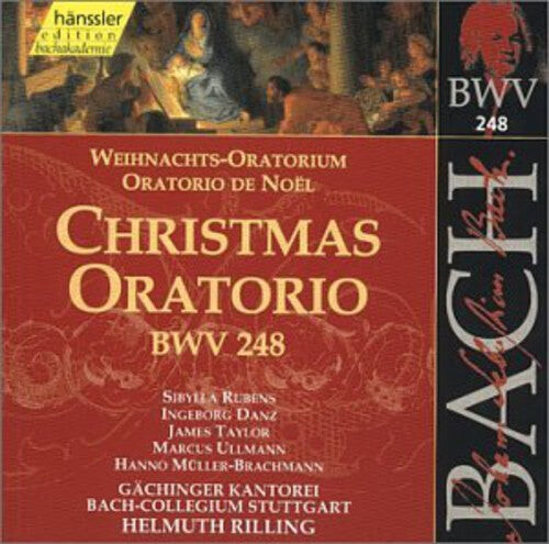

CD диск Bach / Rubens / Danz / Taylor / Schmidt / Rilling: Christmas Oratorio