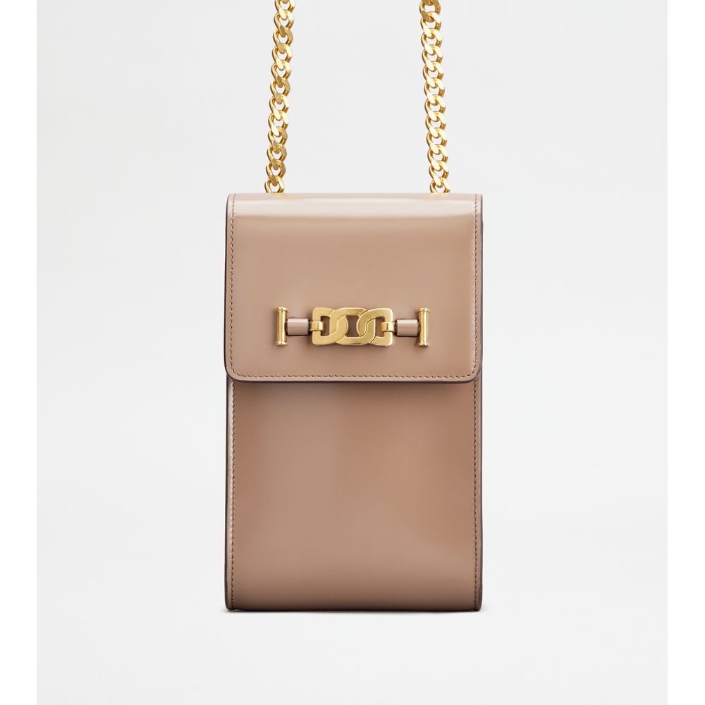 

Сумка для телефона Kate из кожи TOD's, розовый