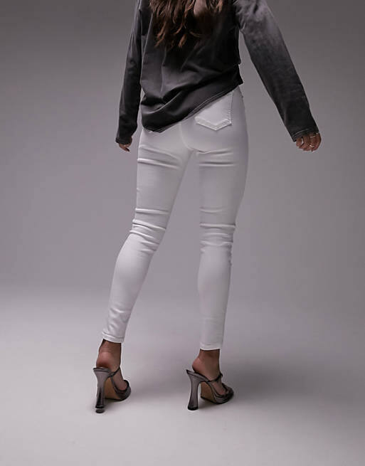 

Белые джинсы Topshop Hourglass Jamie