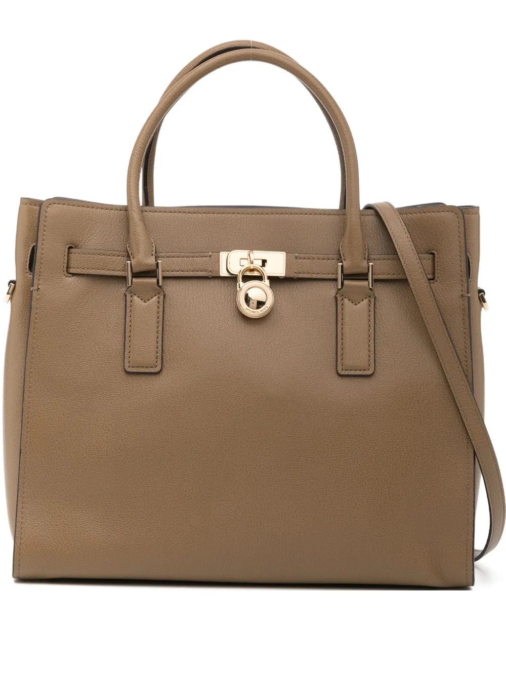 

Большая сумка-тоут Hamilton Moderne MICHAEL KORS, коричневый