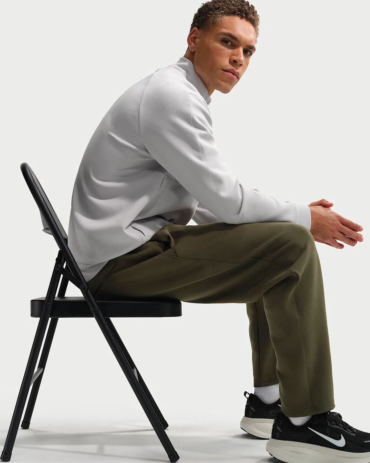 Мужские штаны Dri-FIT Nike 24.7 ImpossiblySoft, Cargo Khaki/Sequoia — фото 4