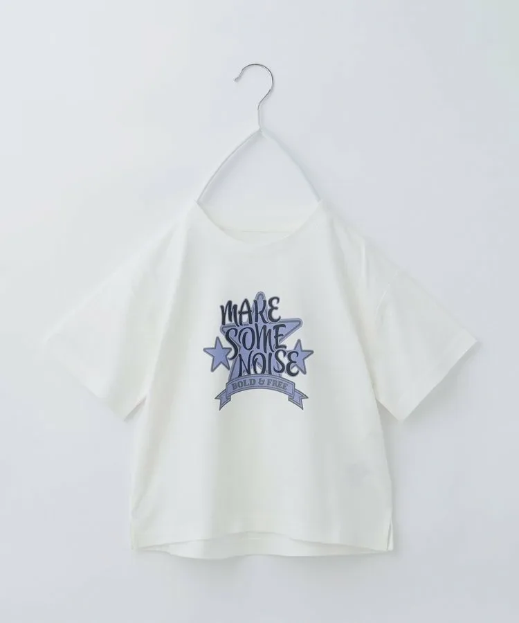 Футболка с различными принтами/можно стирать в машине THE SHOP TK, Off-white(203)