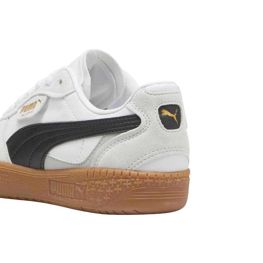 Женские модные кроссовки Puma Palermo белого цвета — фото 4