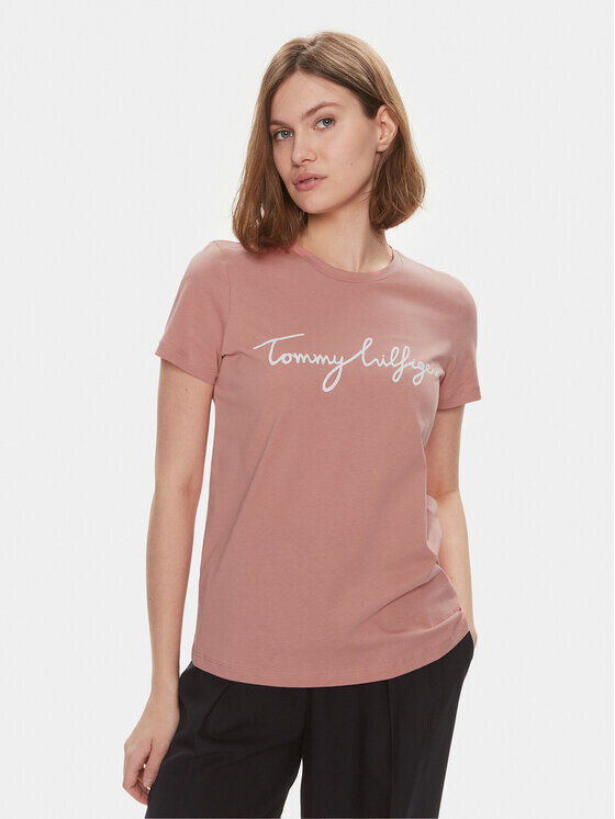 

Футболка стандартного кроя Tommy Hilfiger, розовый