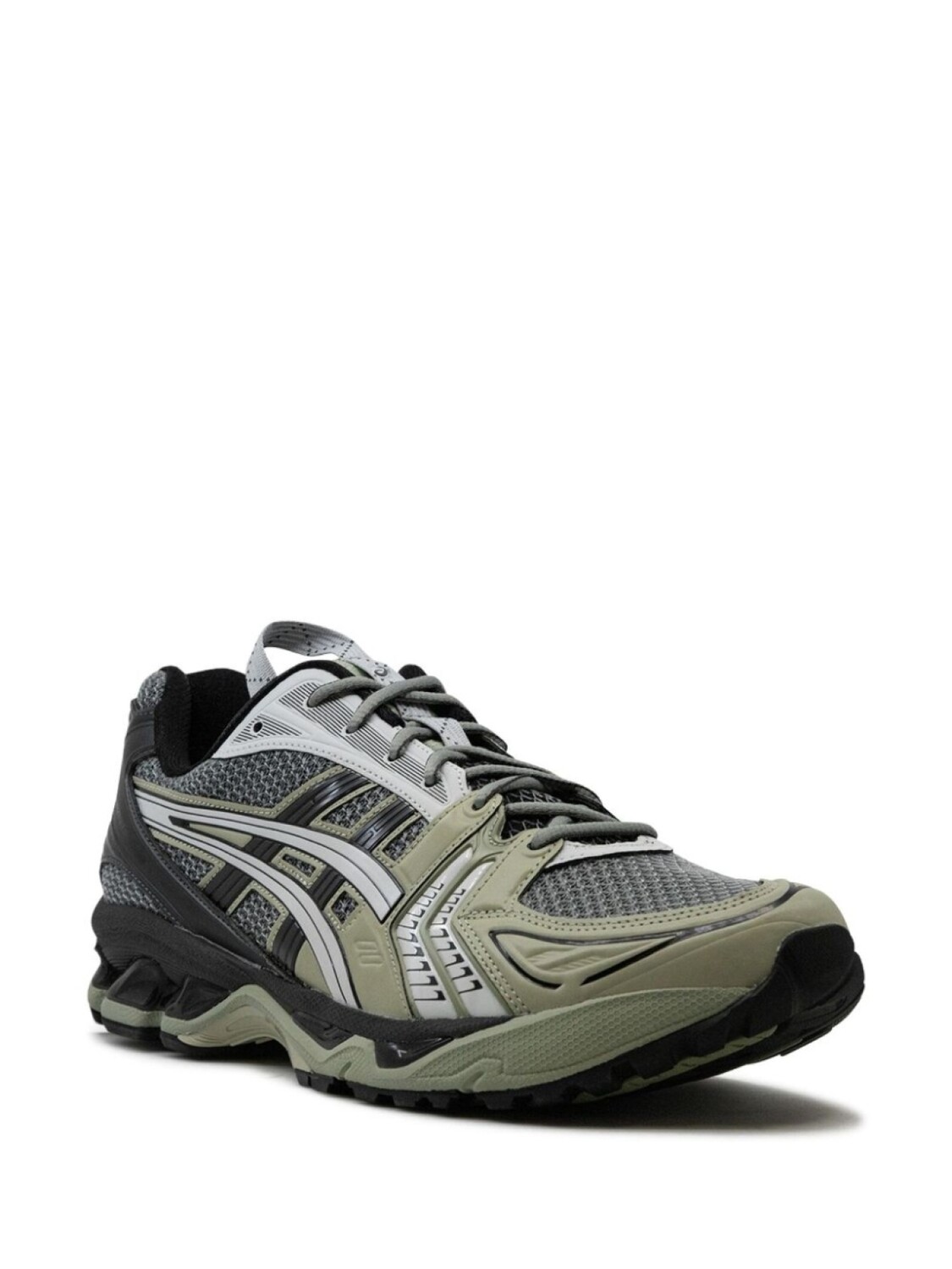 ASICS кроссовки с нашивкой-логотипом, зеленый — фото 2