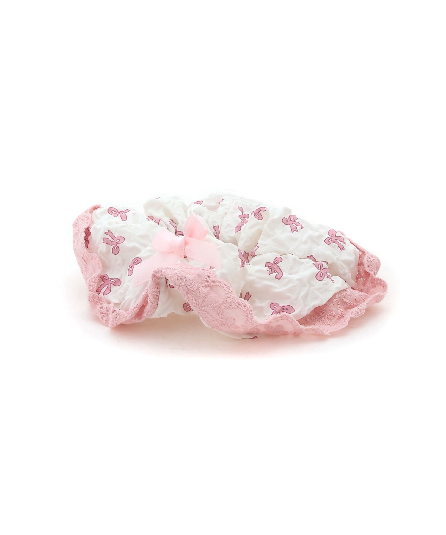 Резинка для волос из ткани с ленточкой Fun&Daily, PINK — фото 4