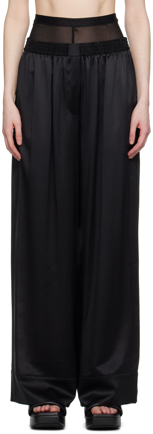 

Черные многослойные боксеры Alexander Wang, цвет Black