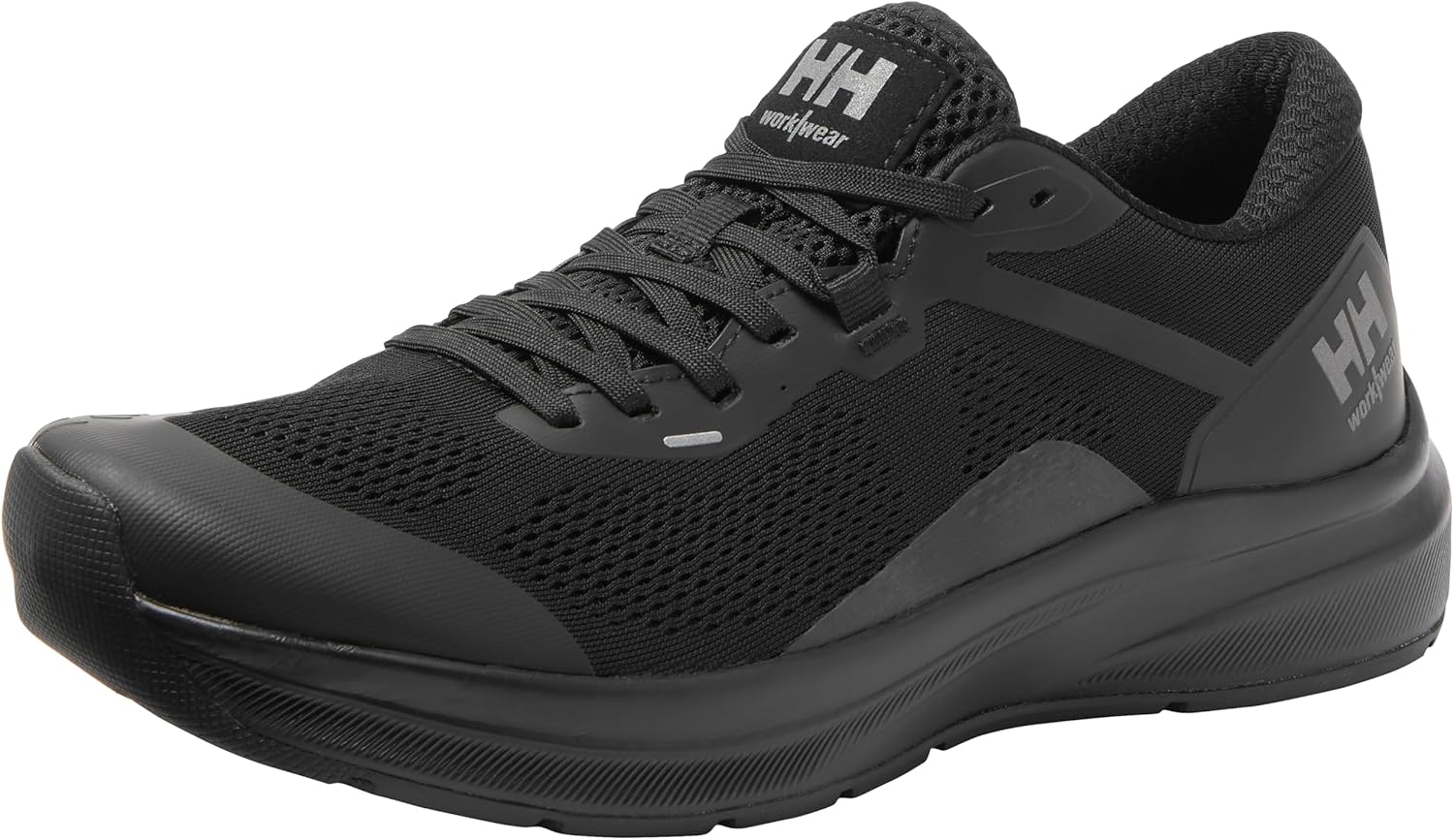 

Helly-Hansen Barcode Low EH Work Shoes - легкие нескользящие кроссовки с амортизирующей промежуточной подошвой и дышащим верхом Helly Hansen, 990 Black