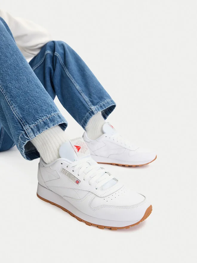 Reebok Кроссовки EO-CLASSIC LEATHER 100008491 белые — фото 3