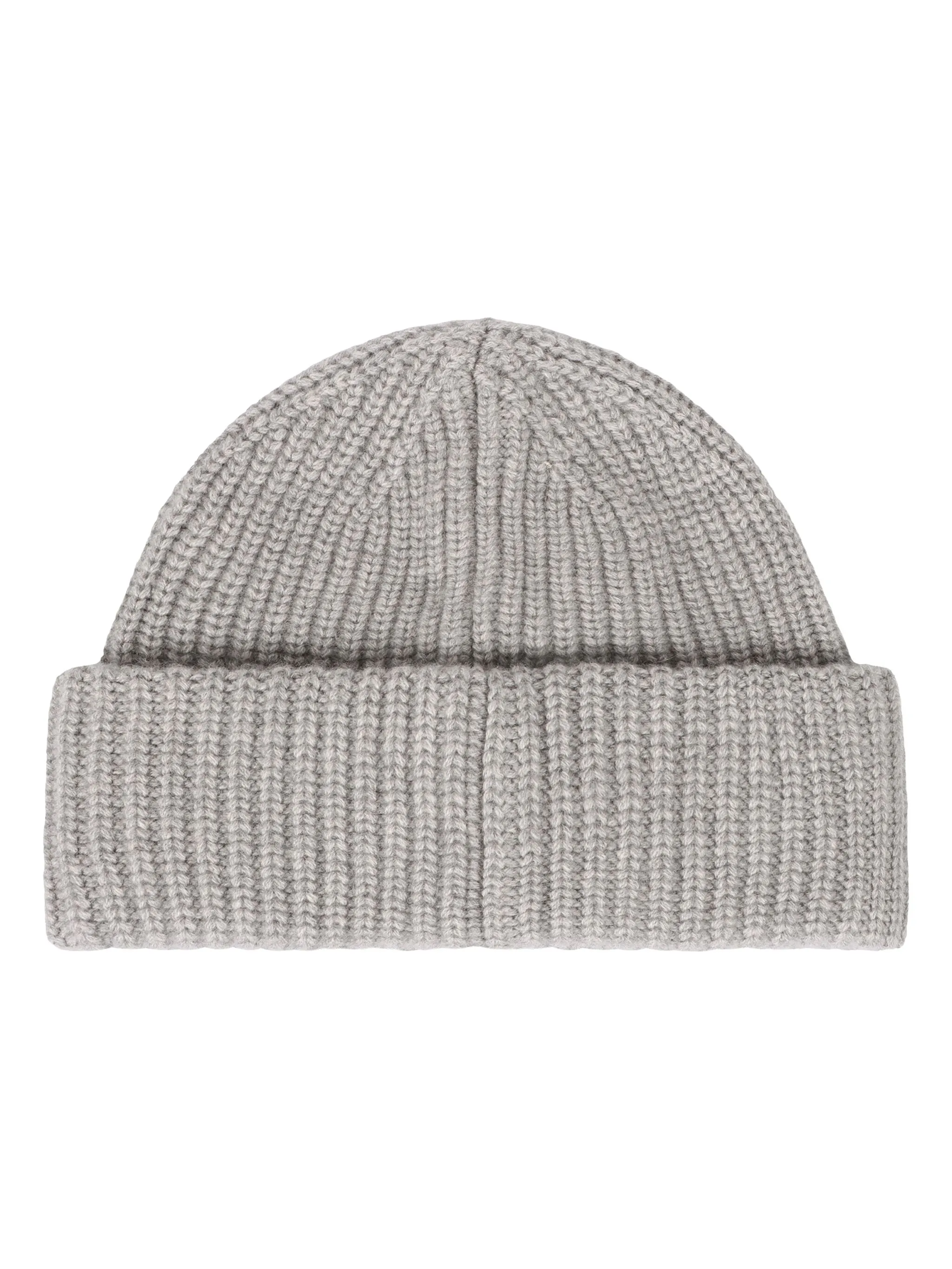 

Шапка бини в рубчик Slowear, серый