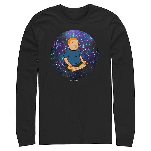 

Мужская футболка с длинным рукавом и принтом Celestial Bobby Hill Licensed Character