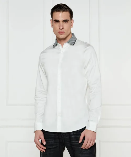 

Рубашка Slim fit Armani Exchange, белый