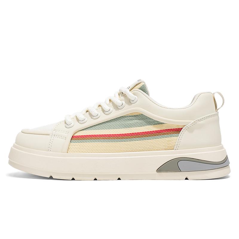 

Износостойкие дышащие низкие мужские кроссовки для скейтбординга Little Daisy, Beige