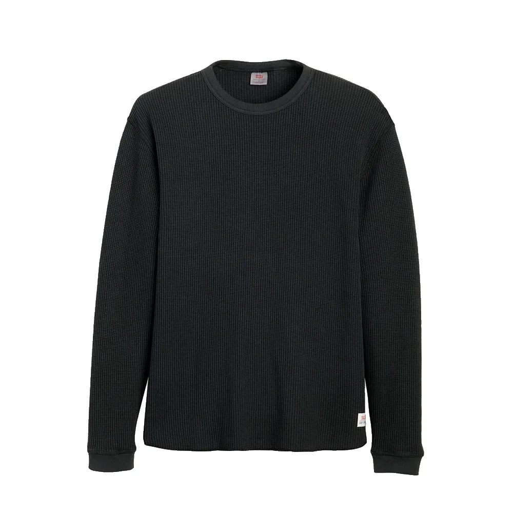 Футболка с длинным рукавом Levi's Thermal Relaxed Fit, черный — фото 3