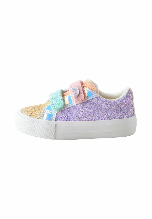 Кроссовки детские Next, multi rainbow glitter, разноцветный с блестками