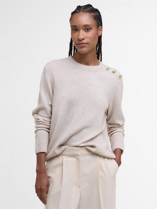 

Свитер Eleanor с круглым вырезом Barbour, Light Beige