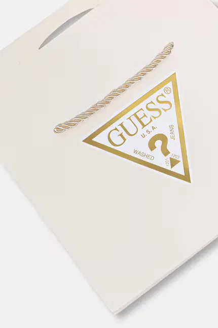 Платье миди с воланами Guess, голубой — фото 4