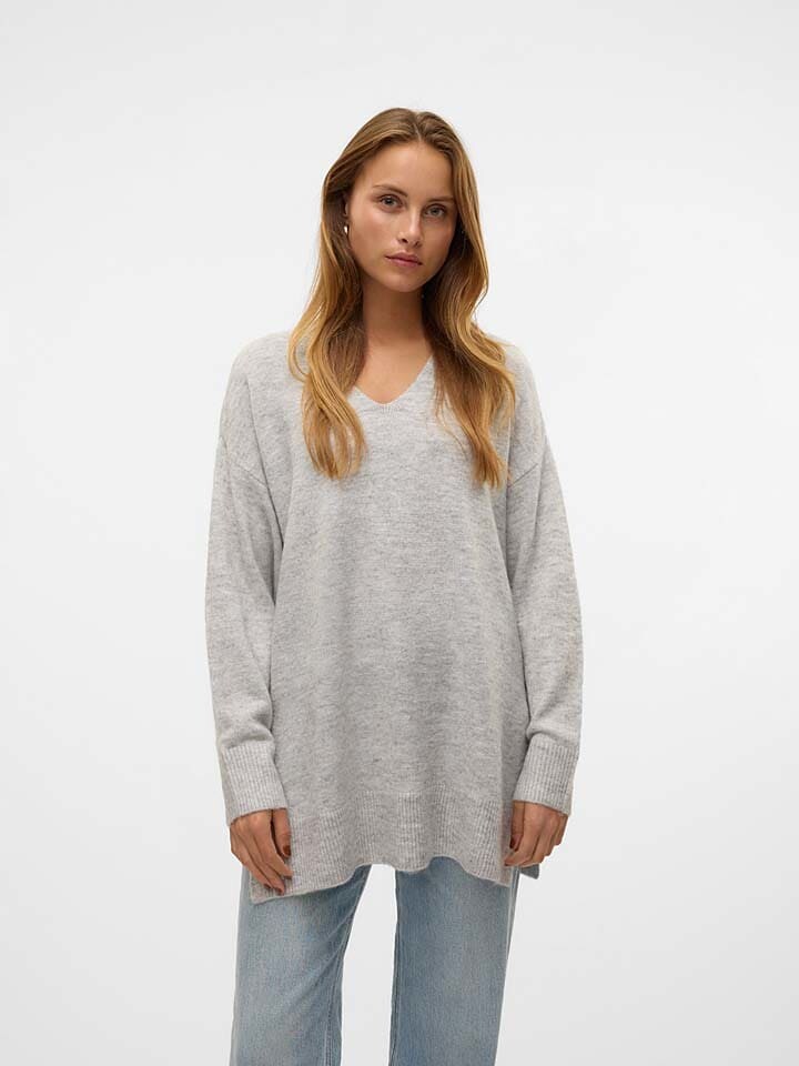 

Пуловер Vero Moda, светло-серый