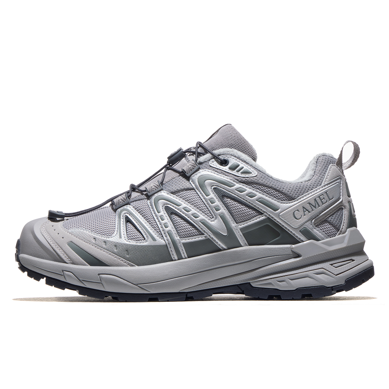 

Мужские низкие термостойкие походные ботинки Slip Resistant, Abrasion Resistant CAMEL, серый/серебро