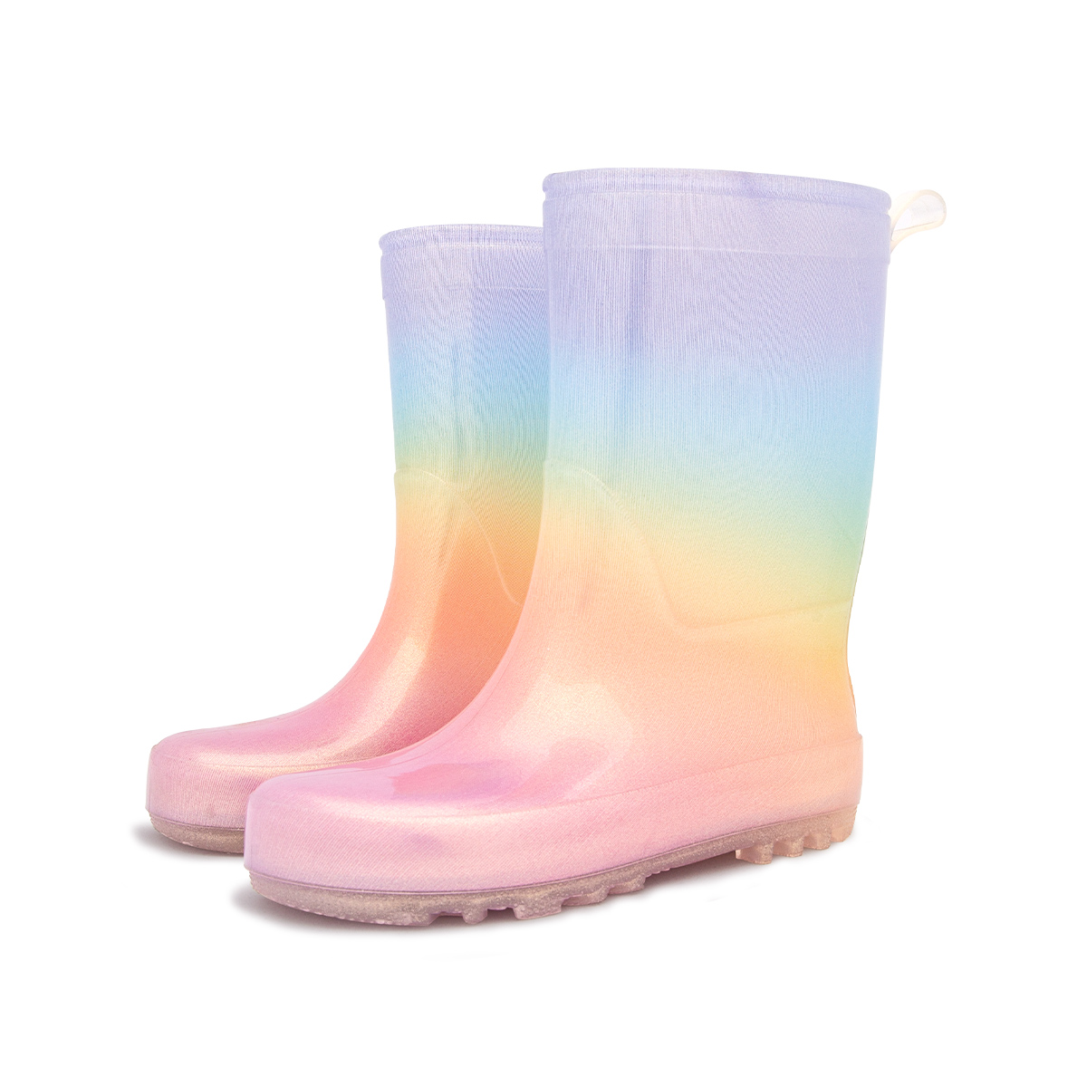 Скользостойкие износостойкие ботинки Crew Kids Gradient Kids KIDSING, Rainbow — фото 4
