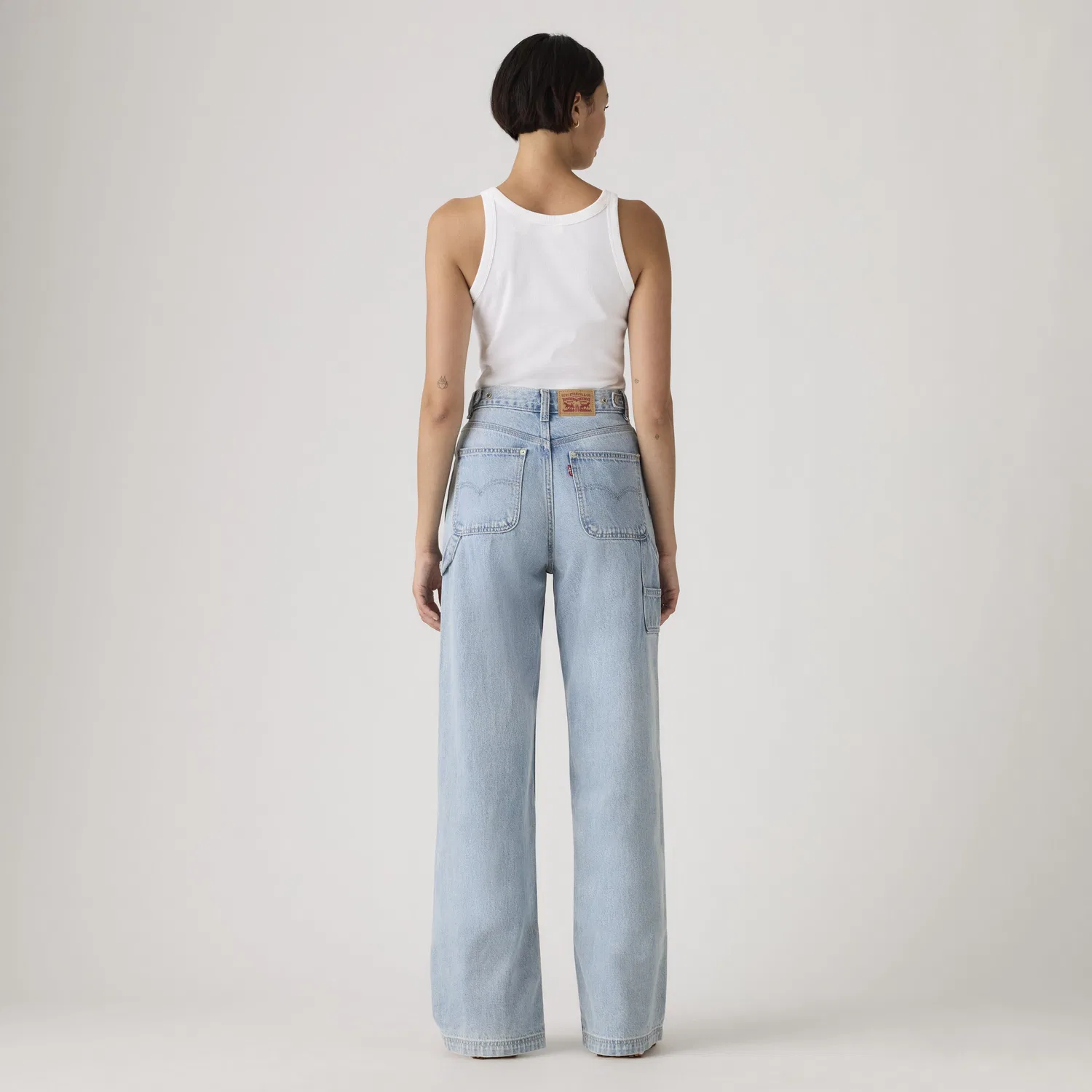 Легкие женские джинсы Cinch Baggy Carpenter Levi's, Light Wash — фото 4