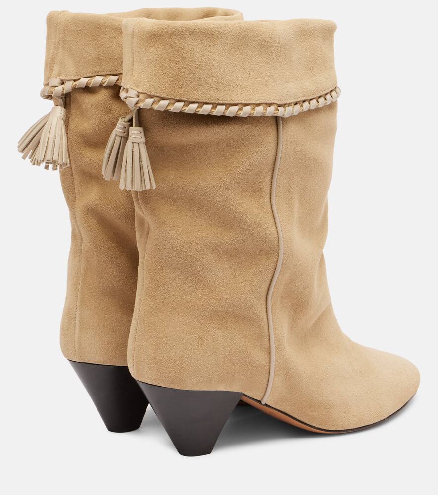 Ботинки Dalby 55 на шнуровке из замши Isabel Marant, Deep Beige — фото 2